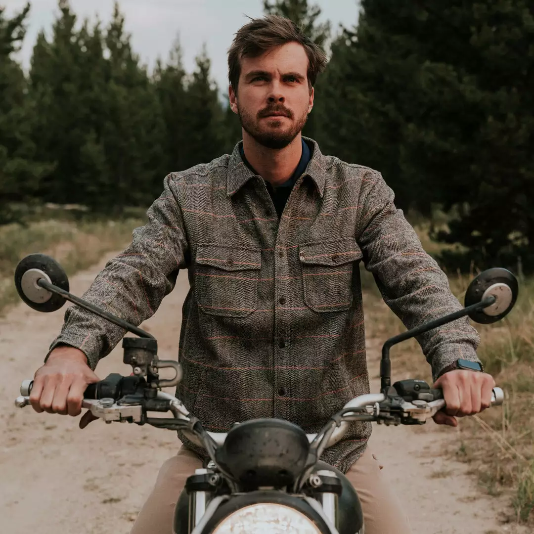 Buffalo Jackson Trading Co. Riverton Wool Shirt Jac | Stone Grey Apparel 3 Buffalo Jackson Trading Co. Riverton Wool Shirt Jac | Stone Grey Apparel