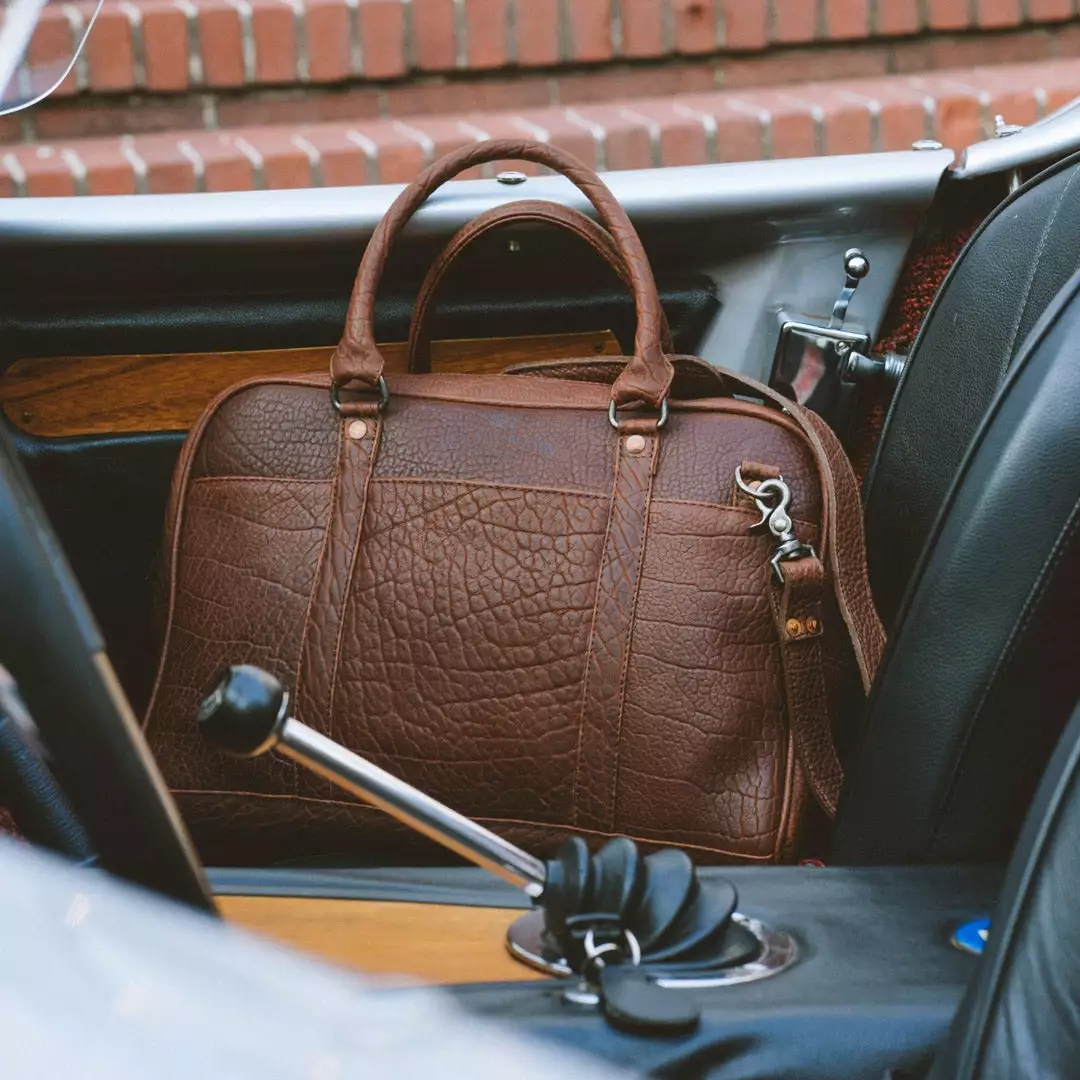 Buffalo Jackson Trading Co. Ryder Reserve Bison Leather Laptop Briefcase | Brown 10 Buffalo Jackson Trading Co. Ryder Reserve Bison Leather Laptop Briefcase | Brown