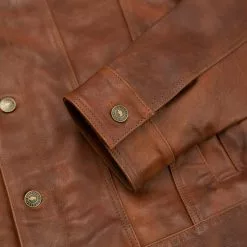 Buffalo Jackson Trading Co. Leather Jackets Driggs Leather Jacket | Cognac Brown