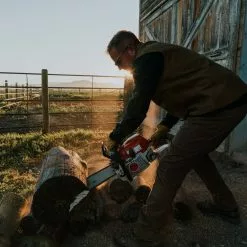 Buffalo Jackson Trading Co. Laramie Waxed Canvas Vest | Tobacco Tan Apparel