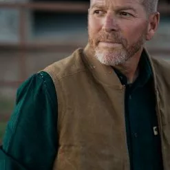Buffalo Jackson Trading Co. Laramie Waxed Canvas Vest | Tobacco Tan Apparel