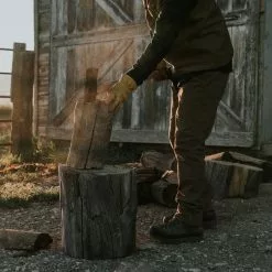 Buffalo Jackson Trading Co. Muir 5 Pocket Light Weight Work Pant | Washed Dark Khaki