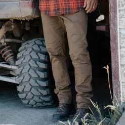 Buffalo Jackson Trading Co. Muir 5 Pocket Light Weight Work Pant | Washed Dark Khaki