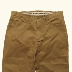 Buffalo Jackson Trading Co. Muir 5 Pocket Light Weight Work Pant | Washed Dark Khaki