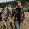 Buffalo Jackson Trading Co. Apparel Yukon Wool Shirt Jac | Midnight Fire