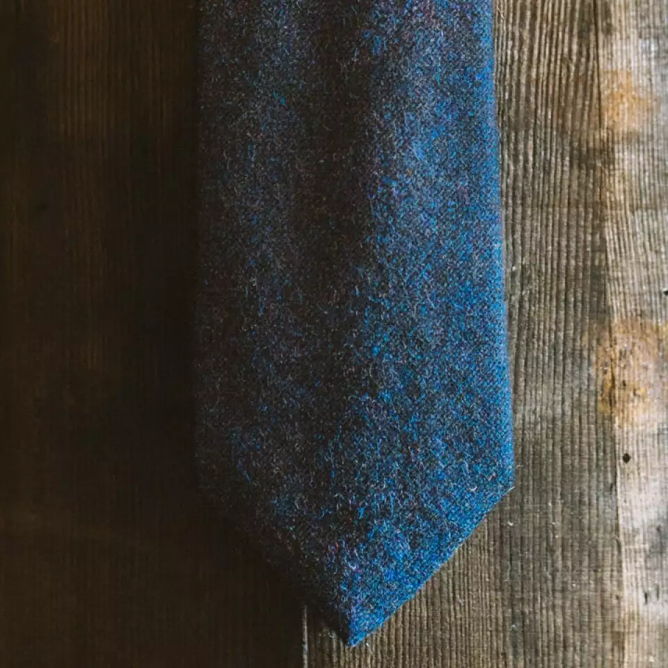 Buffalo Jackson Trading Co. Classic Solid Wool Necktie | Charcoal 4 Buffalo Jackson Trading Co. Classic Solid Wool Necktie | Charcoal