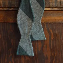 Buffalo Jackson Trading Co. Apparel Heathered Stripe Cotton Bow Tie | Khaki