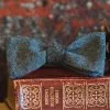 Buffalo Jackson Trading Co. Herringbone Wool Bow Tie | Black
