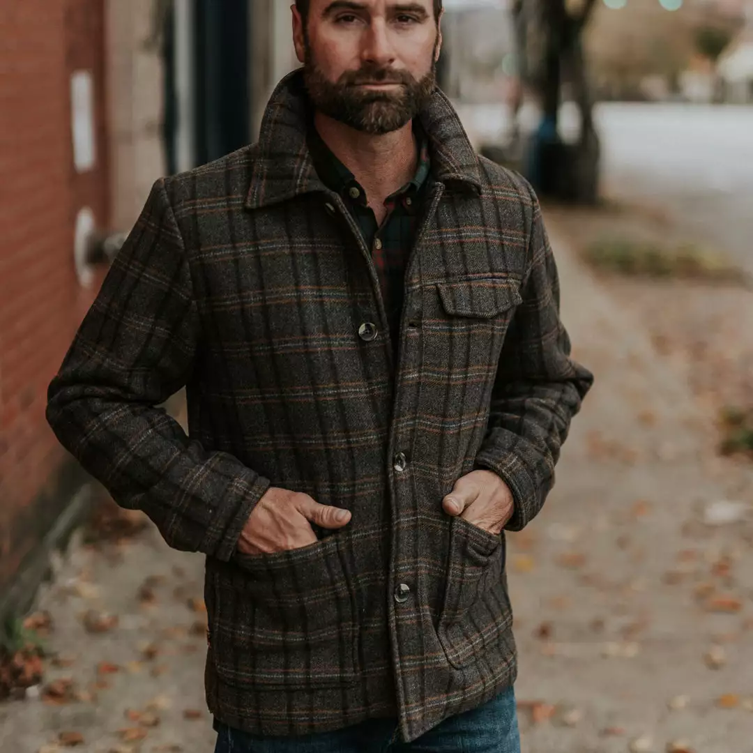 Buffalo Jackson Trading Co. Wesley Wool Jacket | Brown Plaid 3 Buffalo Jackson Trading Co. Wesley Wool Jacket | Brown Plaid