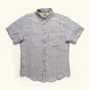 Buffalo Jackson Trading Co. Apparel Miller Striped Short Sleeve Shirt | Grey 1 Buffalo Jackson Trading Co. Apparel Miller Striped Short Sleeve Shirt | Grey