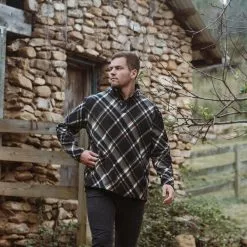 Buffalo Jackson Trading Co. Palmer Fleece Pullover | Berkley Plaid