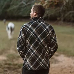 Buffalo Jackson Trading Co. Palmer Fleece Pullover | Berkley Plaid