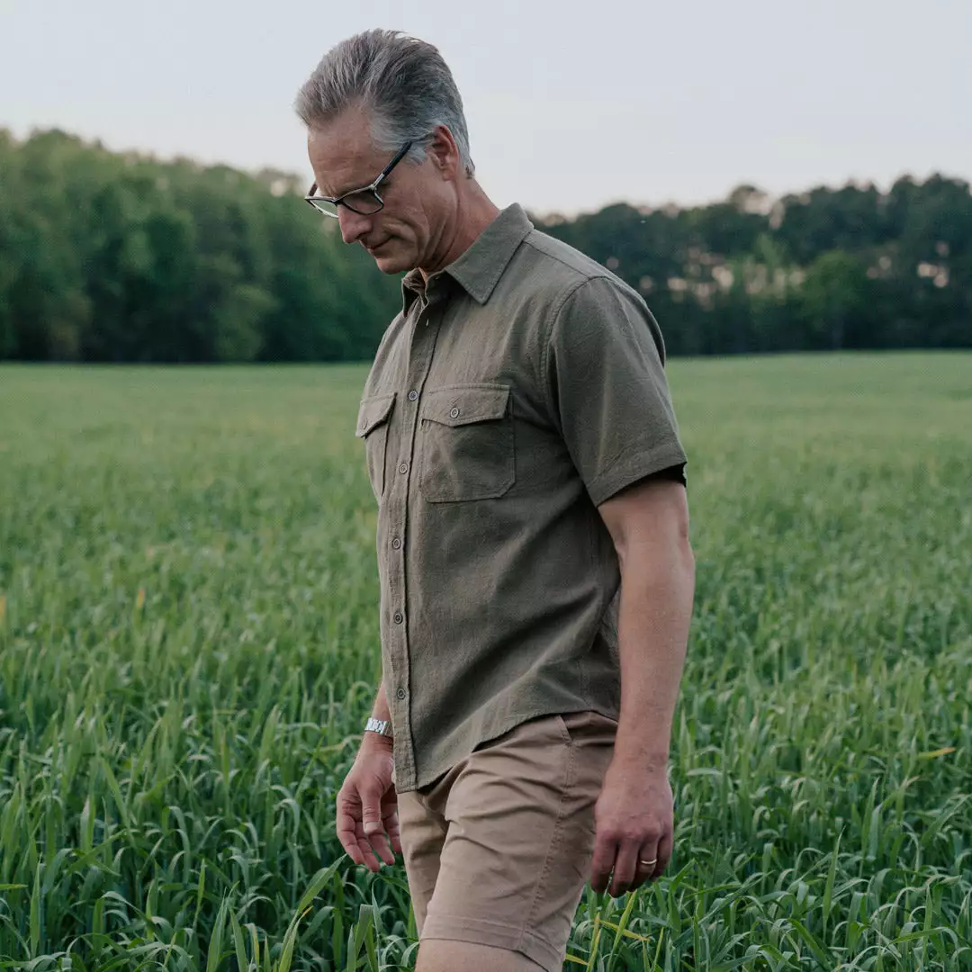 Buffalo Jackson Trading Co. Linen Short Sleeve Shirt | Olive Apparel 10 Buffalo Jackson Trading Co. Linen Short Sleeve Shirt | Olive Apparel