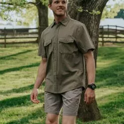 Buffalo Jackson Trading Co. Linen Short Sleeve Shirt | Olive Apparel 15 Buffalo Jackson Trading Co. Linen Short Sleeve Shirt | Olive Apparel