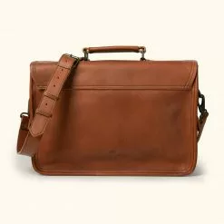Buffalo Jackson Trading Co. Leather Briefcases Roosevelt Buffalo Leather Briefcase Bag | Autumn Brown 10 Buffalo Jackson Trading Co. Leather Briefcases Roosevelt Buffalo Leather Briefcase Bag | Autumn Brown