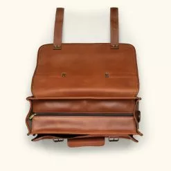 Buffalo Jackson Trading Co. Leather Briefcases Roosevelt Buffalo Leather Briefcase Bag | Autumn Brown 12 Buffalo Jackson Trading Co. Leather Briefcases Roosevelt Buffalo Leather Briefcase Bag | Autumn Brown