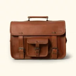 Buffalo Jackson Trading Co. Leather Briefcases Roosevelt Buffalo Leather Briefcase Bag | Autumn Brown 13 Buffalo Jackson Trading Co. Leather Briefcases Roosevelt Buffalo Leather Briefcase Bag | Autumn Brown