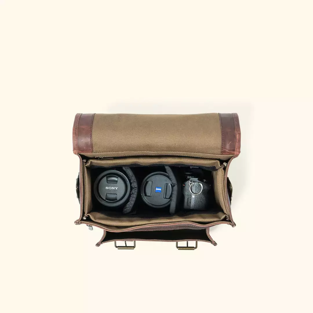 Buffalo Jackson Trading Co. Leather Camera Bags Roosevelt Buffalo Leather Camera Bag | Dark Oak 7 Buffalo Jackson Trading Co. Leather Camera Bags Roosevelt Buffalo Leather Camera Bag | Dark Oak