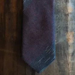 Buffalo Jackson Trading Co. Apparel Vintage Stripe Cotton Necktie | Purple
