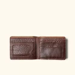 Buffalo Jackson Trading Co. Ryder Reserve Bison Leather Billfold Wallet | Brown