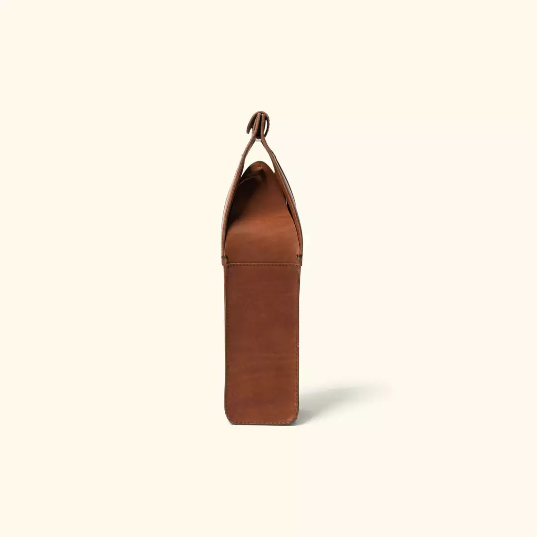 Buffalo Jackson Trading Co. Denver Leather Wine Tote - Single | Autumn Brown 6 Buffalo Jackson Trading Co. Denver Leather Wine Tote - Single | Autumn Brown