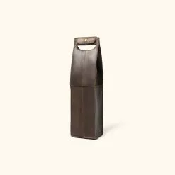 Buffalo Jackson Trading Co. Denver Leather Wine Tote - Single | Dark Briar Outlet