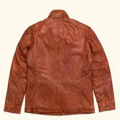Buffalo Jackson Trading Co. Leather Jackets Theodore Field Leather Jacket | Light Brown 29 Buffalo Jackson Trading Co. Leather Jackets Theodore Field Leather Jacket | Light Brown