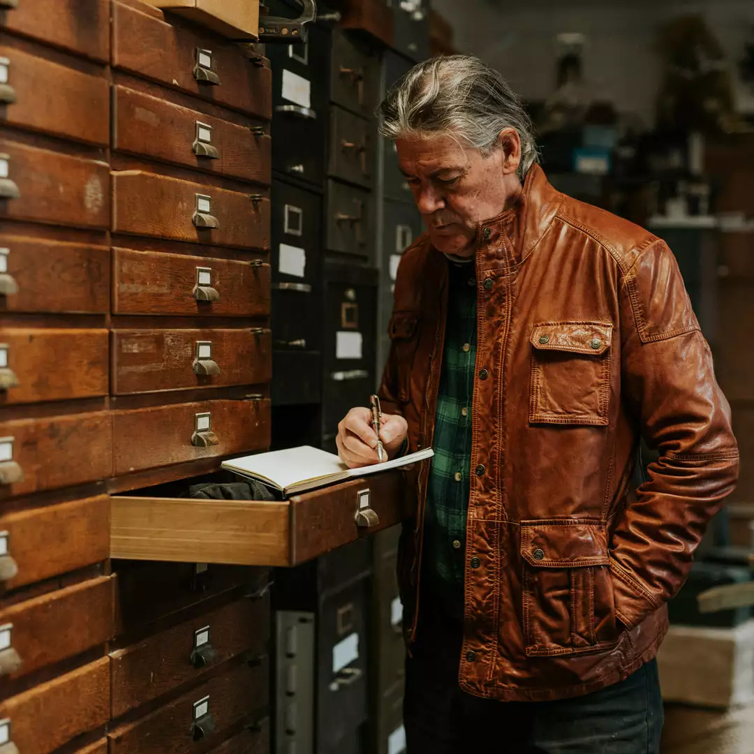 Buffalo Jackson Trading Co. Leather Jackets Theodore Field Leather Jacket | Light Brown 12 Buffalo Jackson Trading Co. Leather Jackets Theodore Field Leather Jacket | Light Brown