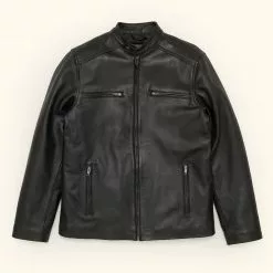 Buffalo Jackson Trading Co. Leather Jackets Thompson Leather Moto Jacket | Black 22 Buffalo Jackson Trading Co. Leather Jackets Thompson Leather Moto Jacket | Black