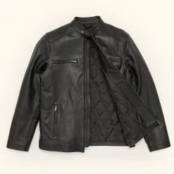 Buffalo Jackson Trading Co. Leather Jackets Thompson Leather Moto Jacket | Black 23 Buffalo Jackson Trading Co. Leather Jackets Thompson Leather Moto Jacket | Black