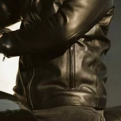 Buffalo Jackson Trading Co. Leather Jackets Thompson Leather Moto Jacket | Black 32 Buffalo Jackson Trading Co. Leather Jackets Thompson Leather Moto Jacket | Black