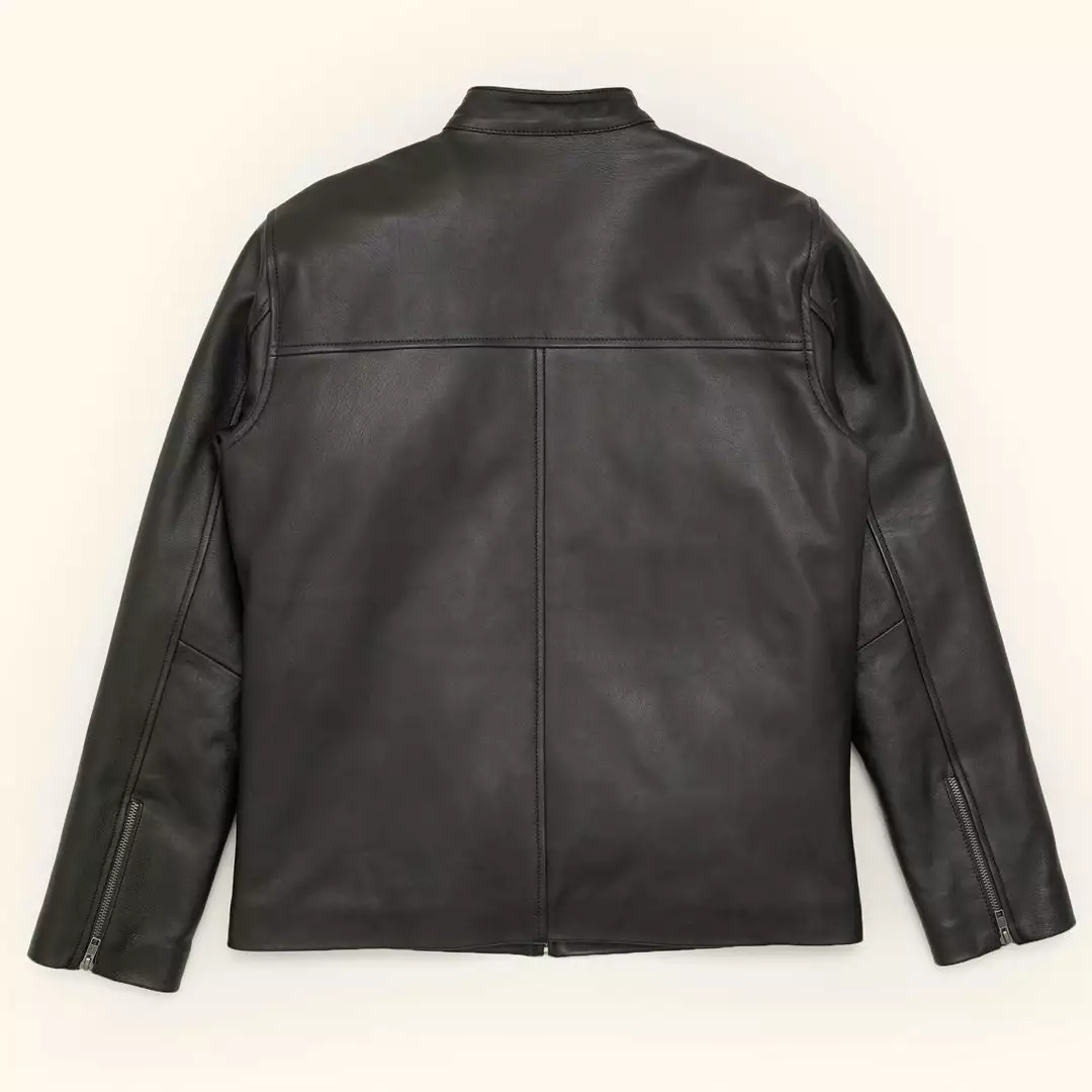 Buffalo Jackson Trading Co. Leather Jackets Thompson Leather Moto Jacket | Black 9 Buffalo Jackson Trading Co. Leather Jackets Thompson Leather Moto Jacket | Black