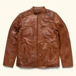 Buffalo Jackson Trading Co. Thompson Leather Moto Jacket | Whiskey Tan 19 Buffalo Jackson Trading Co. Thompson Leather Moto Jacket | Whiskey Tan