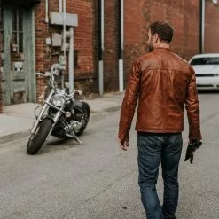 Buffalo Jackson Trading Co. Thompson Leather Moto Jacket | Whiskey Tan 27 Buffalo Jackson Trading Co. Thompson Leather Moto Jacket | Whiskey Tan