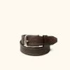 Lejon Leather Belts Vintage Bison Austin Belt | Saddle 2 Lejon Leather Belts Vintage Bison Austin Belt | Saddle