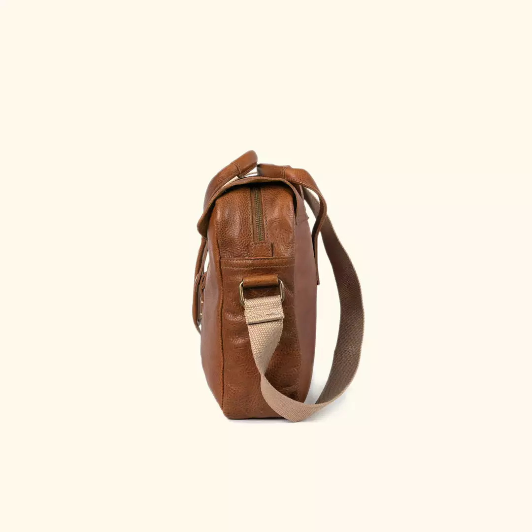 Buffalo Jackson Trading Co. Walker Leather Briefcase Bag | Rustic Tan 5 Buffalo Jackson Trading Co. Walker Leather Briefcase Bag | Rustic Tan