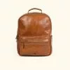 Buffalo Jackson Trading Co. Walker Leather Backpack | Rustic Tan Leather Travel Bags