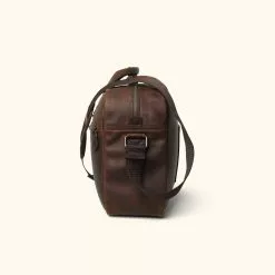 Buffalo Jackson Trading Co. Walker Leather Pilot Bag | Vintage Oak