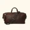 Buffalo Jackson Trading Co. Leather Duffle Bags Walker Leather Weekend Bag | Vintage Oak 1 Buffalo Jackson Trading Co. Leather Duffle Bags Walker Leather Weekend Bag | Vintage Oak