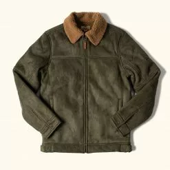 Buffalo Jackson Trading Co. Warren Flight Jacket | Olive Green