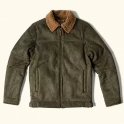 Buffalo Jackson Trading Co. Warren Flight Jacket | Olive Green