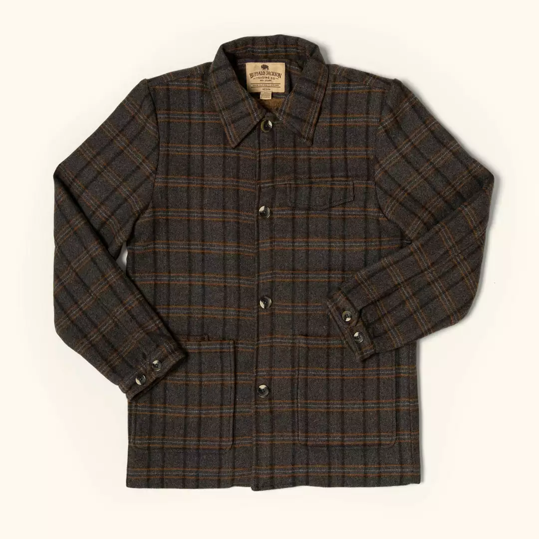 Buffalo Jackson Trading Co. Wesley Wool Jacket | Brown Plaid 6 Buffalo Jackson Trading Co. Wesley Wool Jacket | Brown Plaid