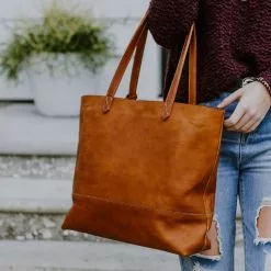 Buffalo Jackson Trading Co. Madison Leather Tote Bag | Saddle Tan Leather Totes 23 Buffalo Jackson Trading Co. Madison Leather Tote Bag | Saddle Tan Leather Totes