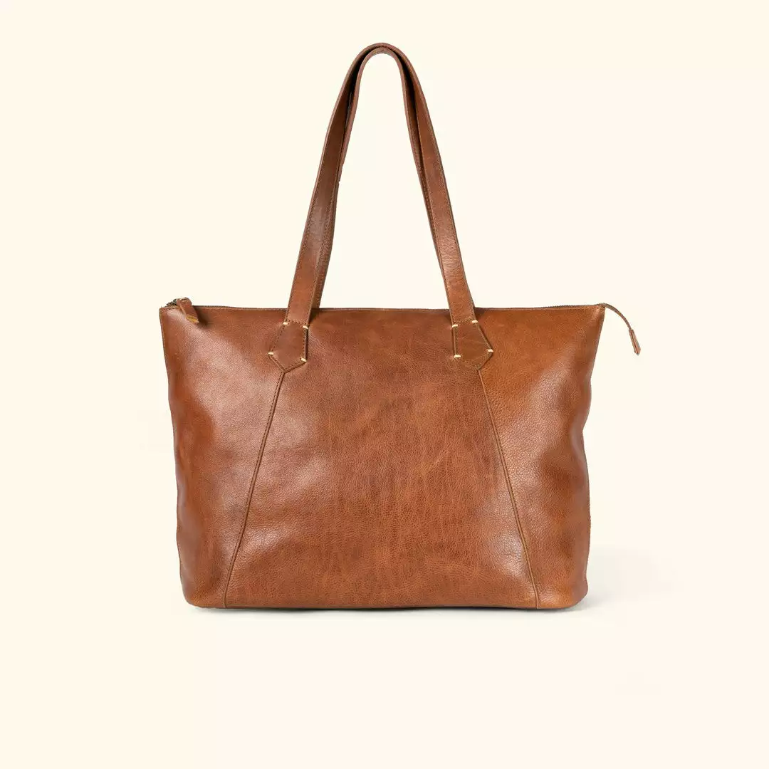 Buffalo Jackson Trading Co. Walker Leather Tote Bag | Rustic Tan 7 Buffalo Jackson Trading Co. Walker Leather Tote Bag | Rustic Tan