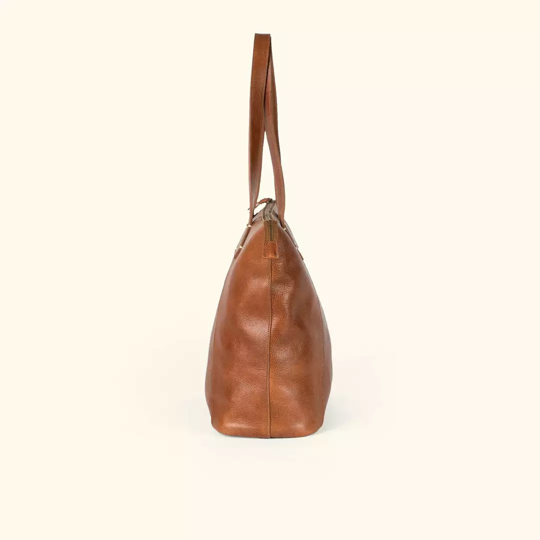 Buffalo Jackson Trading Co. Walker Leather Tote Bag | Rustic Tan 6 Buffalo Jackson Trading Co. Walker Leather Tote Bag | Rustic Tan