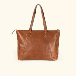 Buffalo Jackson Trading Co. Walker Leather Tote Bag | Rustic Tan