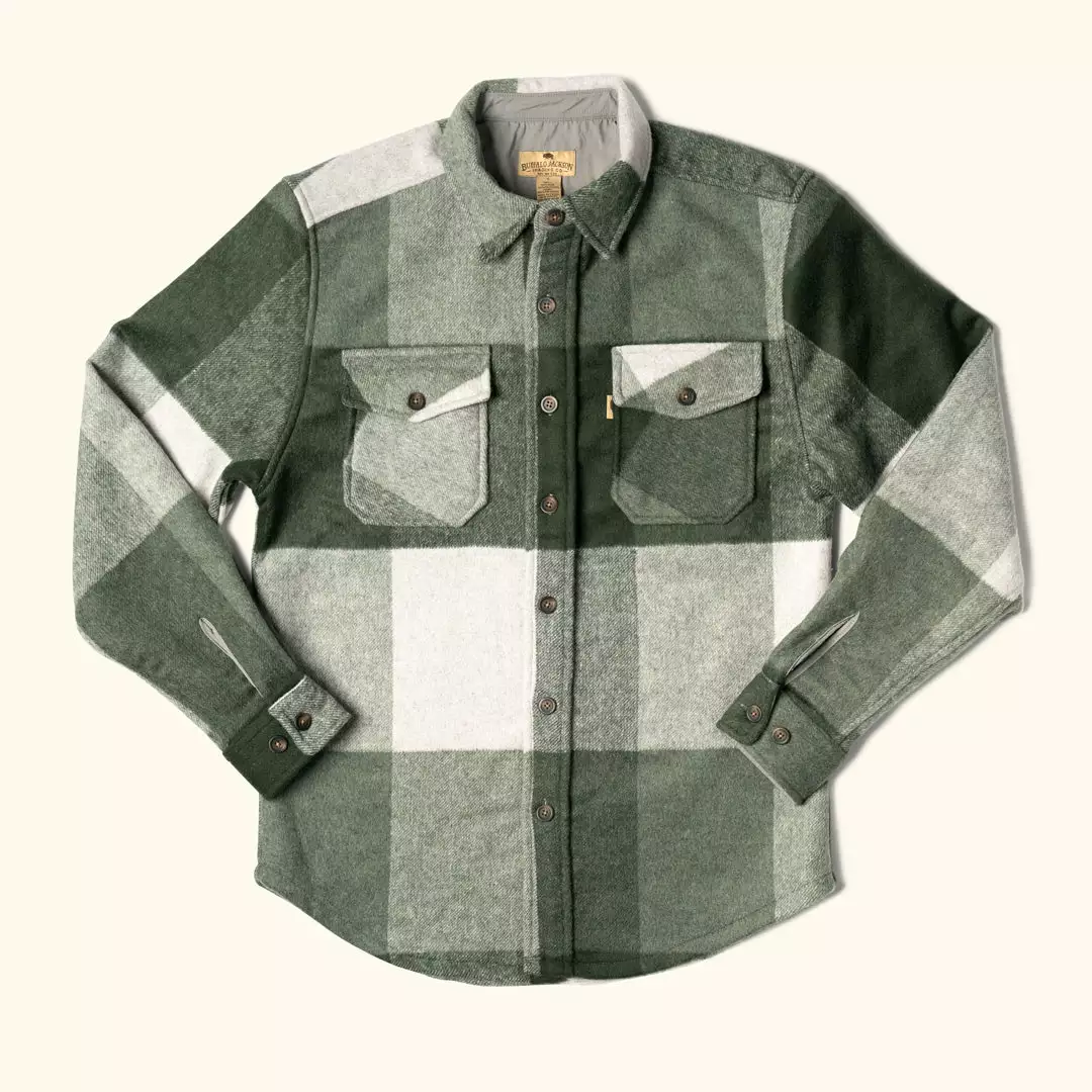 Buffalo Jackson Trading Co. Yukon Wool Shirt Jac | Evergreen 4 Buffalo Jackson Trading Co. Yukon Wool Shirt Jac | Evergreen