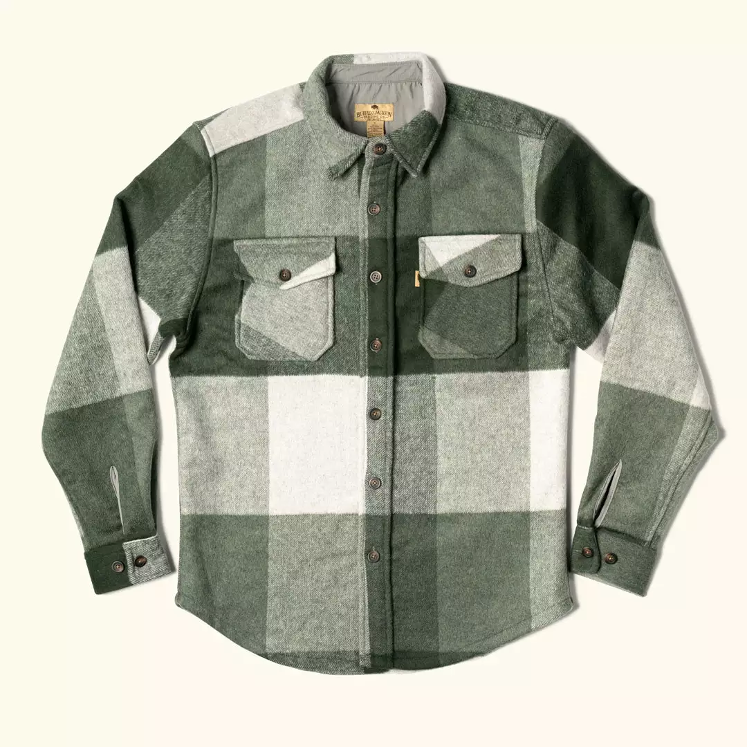 Buffalo Jackson Trading Co. Yukon Wool Shirt Jac | Evergreen 6 Buffalo Jackson Trading Co. Yukon Wool Shirt Jac | Evergreen